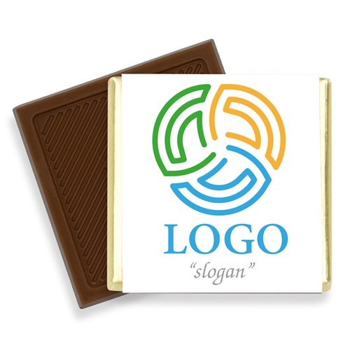 50 Adet Kurumsal Logolu Madlen Çikolata