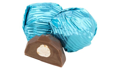 Mavi Yaldızlı Kristal Baton Çikolata (Fındıklı)