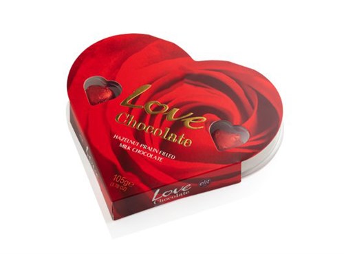 Sevgiliye Hediye Kalp Kutulu Kalpli Çikolata