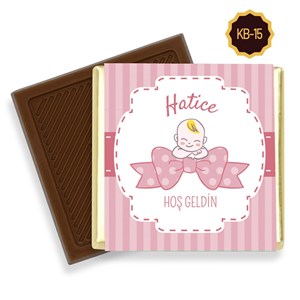 Kız Bebek Çikolatası (60 Adet Dökme Madlen Çikolata)