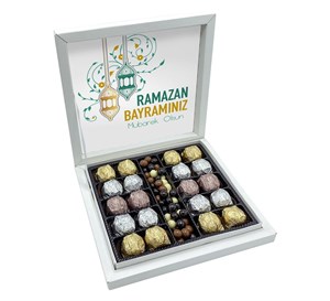 Ramazan Bayramı Hediyesi Yaldızlı Çikolata & Draje